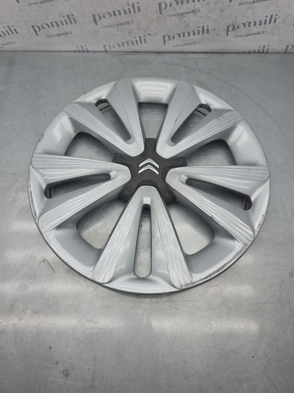 Pomili Altro auto Set 4 borchie coprimozzo Citroen per Raggio 16 usate