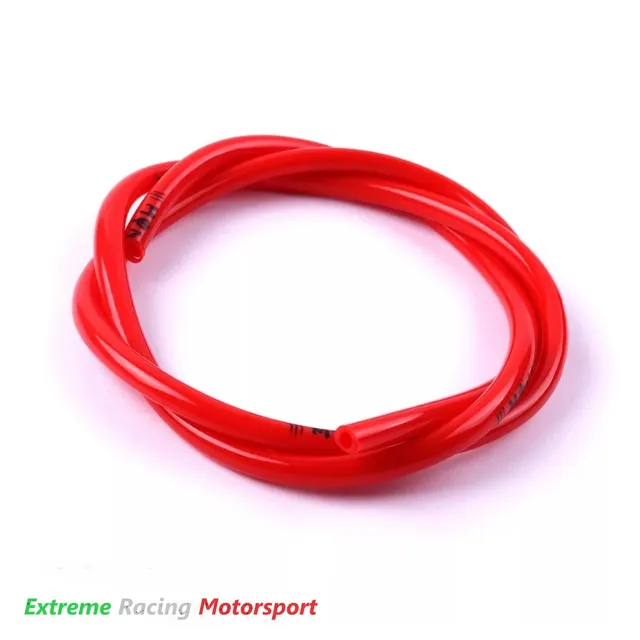 Xtreme Racing Impianto Carburante Tubo Siliconico Carburante 5×7 mm Rosso 1 m Bassa pressione