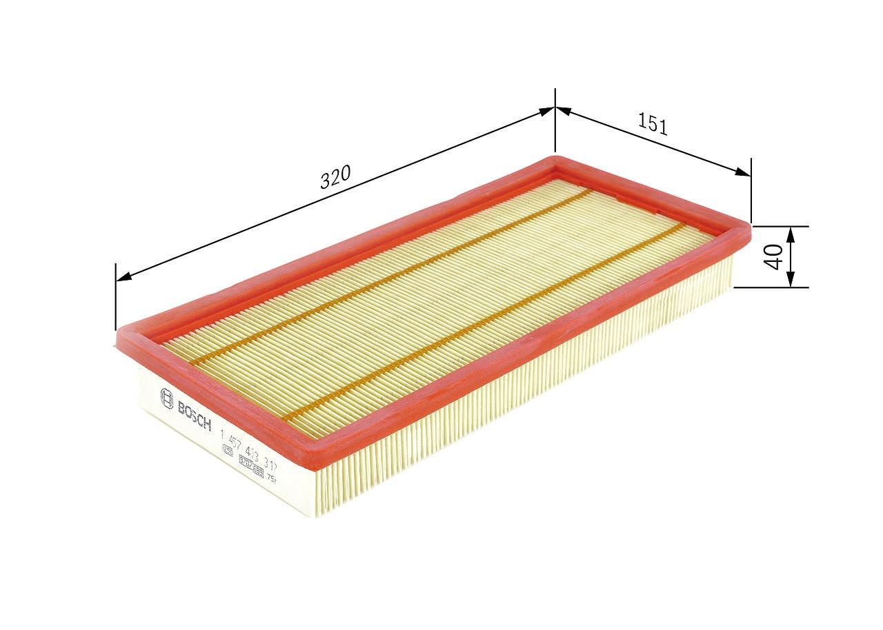 Bosch HCP Filtri 1457433317 filtro aria 151 x 40 x 320 mm