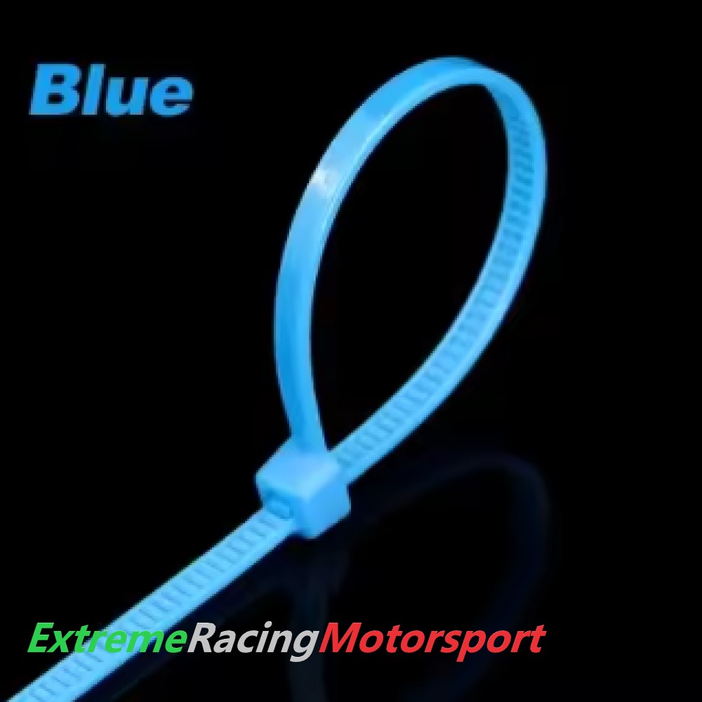 Xtreme Racing Impianto Carburante e Regolatori di Pressione fascette nylon riutilizzabili 5 × 200 mm 10 pezzi