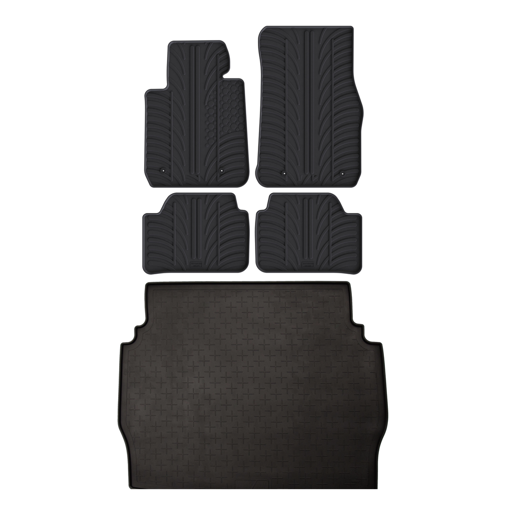 Travall Bundles BMW 1 Series bundle vasca bagagliaio e tappetini gomma 1 pezzo
