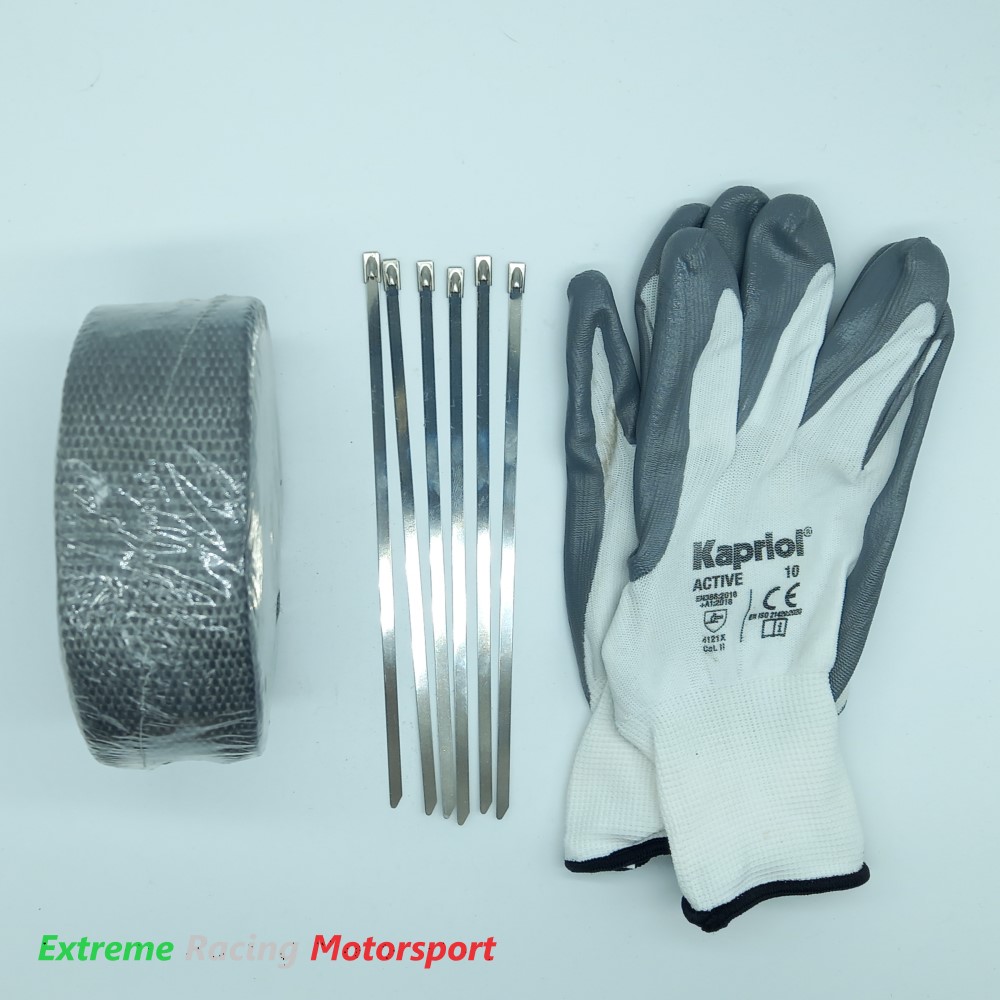 Xtreme Racing Impianto Carburante e Regolatori di Pressione benda termica scarico viola 10 m in fibra di vetro