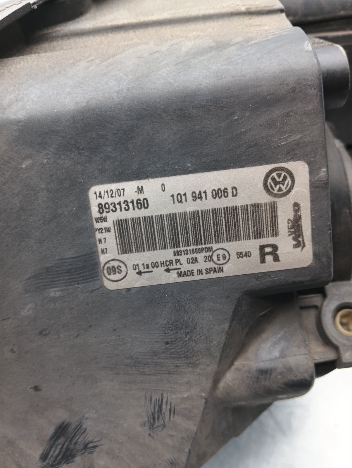 Pomili Fanaleria Volkswagen Eos faro anteriore destro 89313150