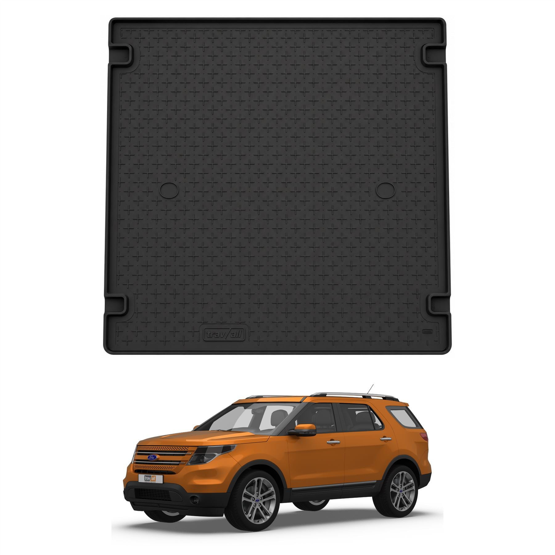 Travall Trunk Liners Ford Explorer Rubber Boot Liner tappetino baule gomma