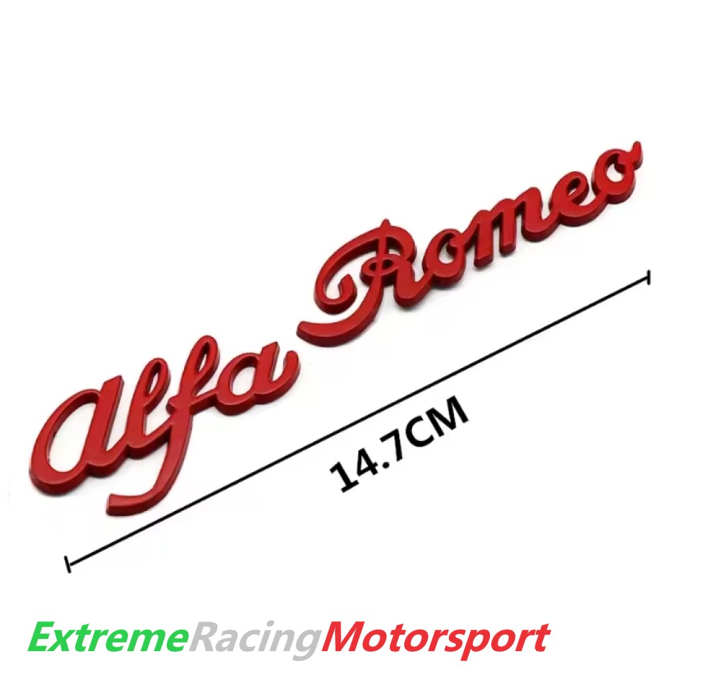 Xtreme Racing Decorazioni Auto e Adesivi Stemma in Alluminio Alfa Romeo adesivo 14,7 x 2,9 cm