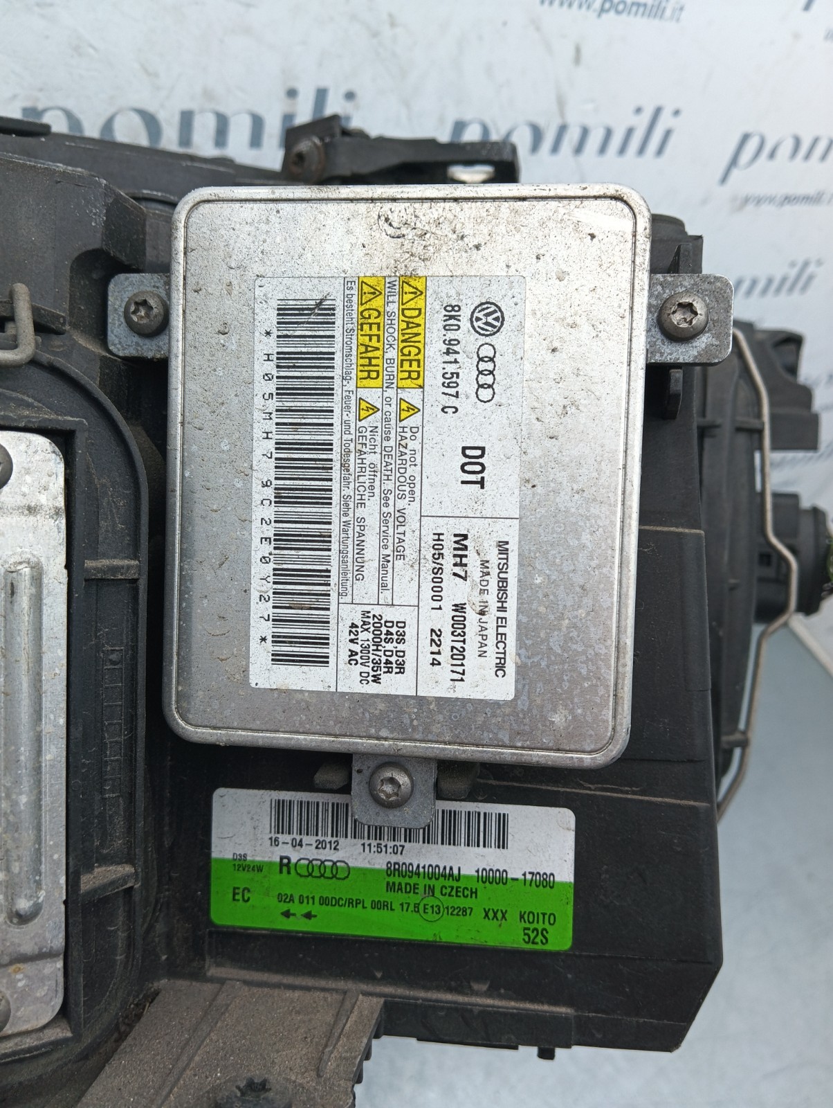Pomili Fanaleria Audi Q5 10011-17075 faro anteriore destro Xenon/HID usato