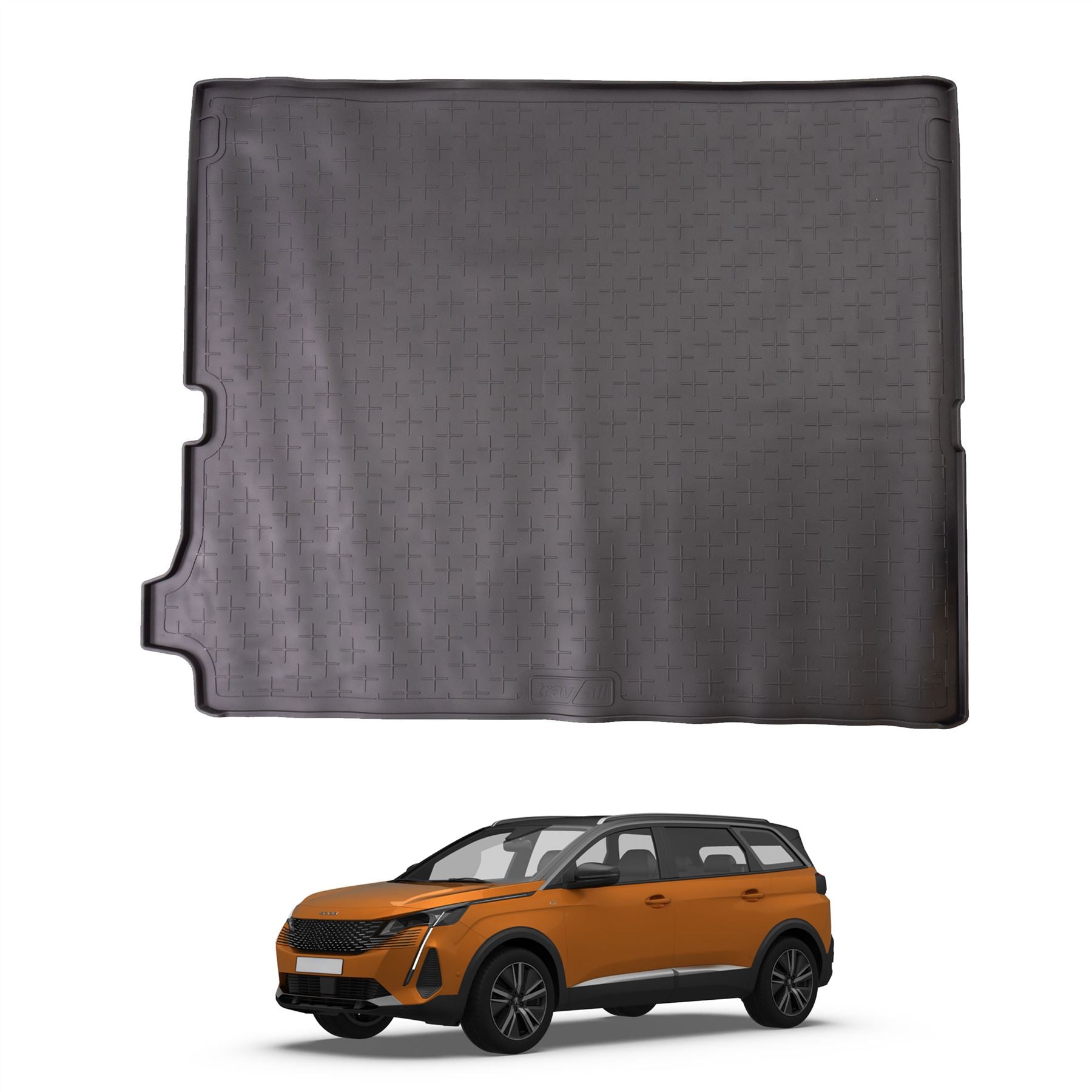 Travall Trunk Liners Peugeot 5008 2016-2024 vasca bagagliaio gomma