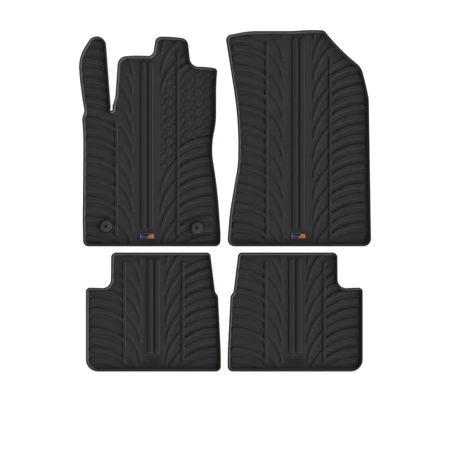 Travall Car Mats Citroen C3 Hatchback tappetini auto in gomma 2016-2024
