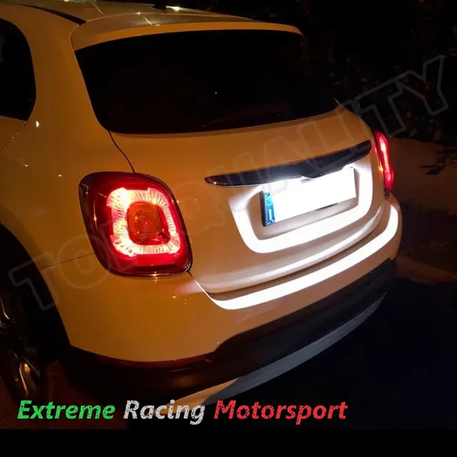Xtreme Racing Accessori per Illuminazione LED placchette luci targa Fiat 500X 14-25 coppia