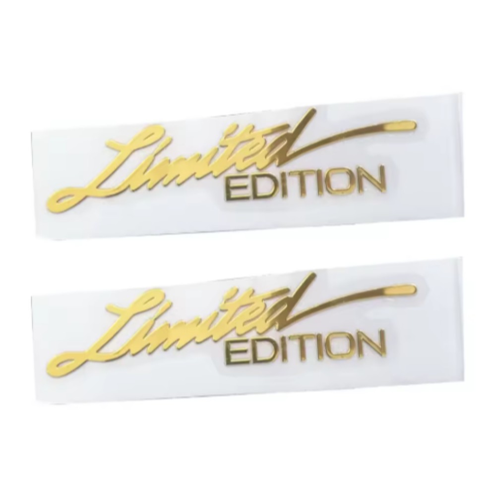 Xtreme Racing Decorazioni Auto e Adesivi Limited Edition adesivi gold 2 pezzi