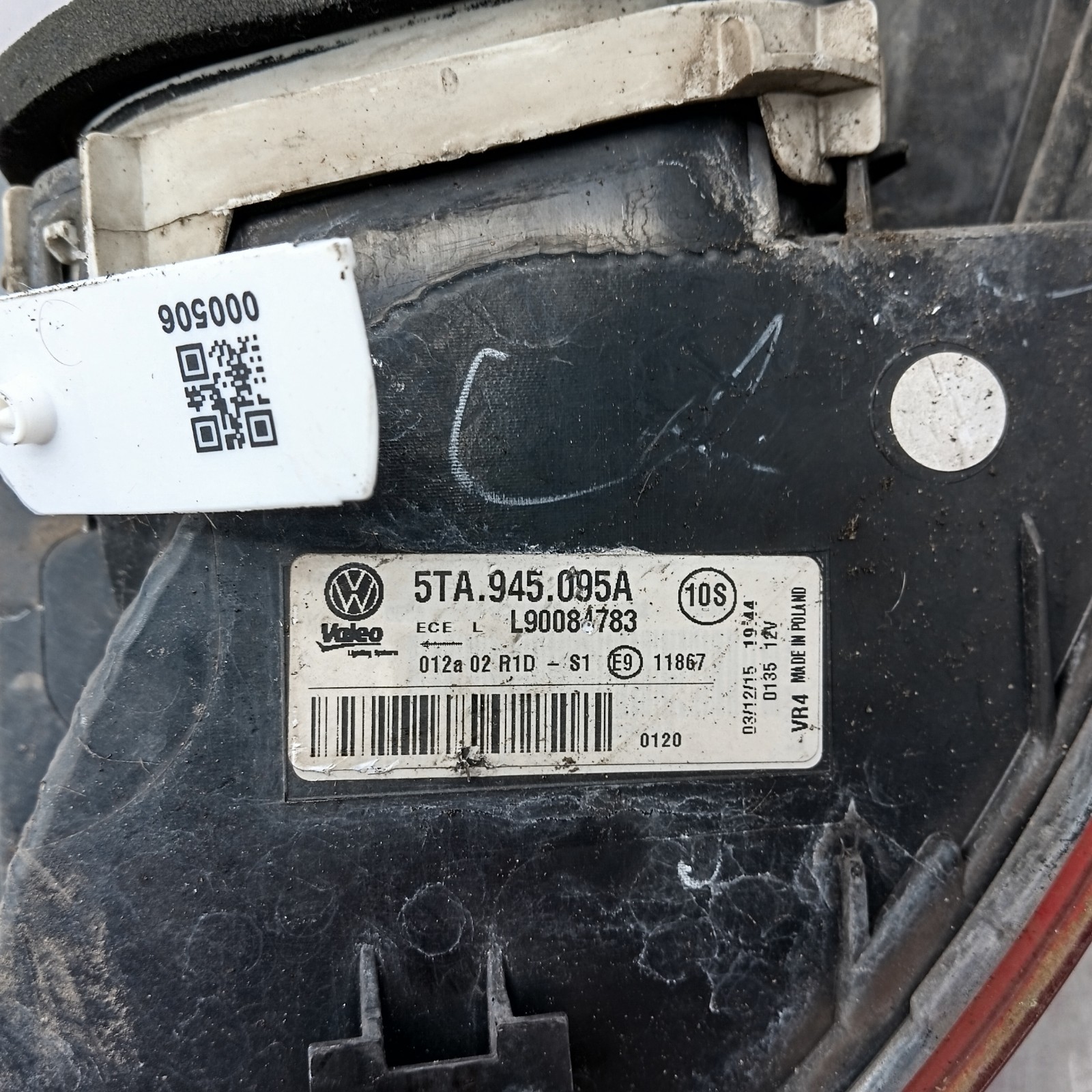 Pomili Fanaleria Fanale posteriore sinistro Volkswagen Touran L90084783 usato