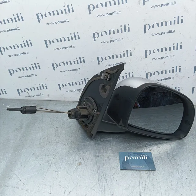 Pomili Cristalli Specchietto retrovisore manuale destro Fiat Panda 169 (2003-2012) 01704811600 usato
