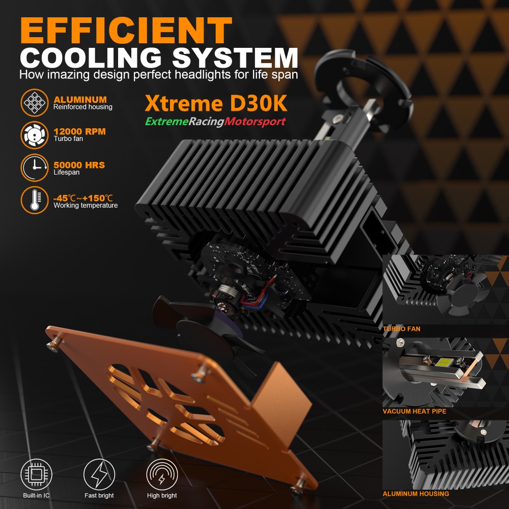 Xtreme Racing Kit Illuminazione LED DSeries D30 D5S lampade LED 12 V CANBUS
