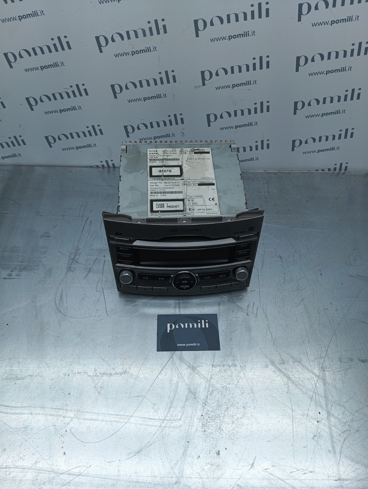 Pomili Elettronica/batteria ibride sistema audio Subaru Outback CQ-EF1873AD usato
