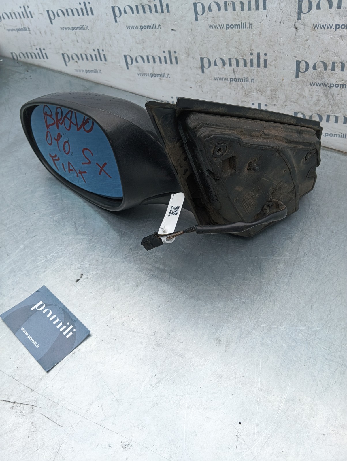 Pomili Cristalli Fiat Bravo Specchietto retrovisore sinistro 5 pin usato
