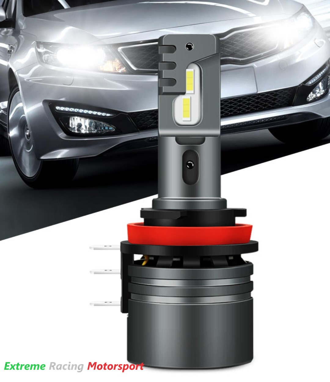 Xtreme Racing Lampadine LED DRL Typ 1 H15 coppia 6500K bianco ghiaccio