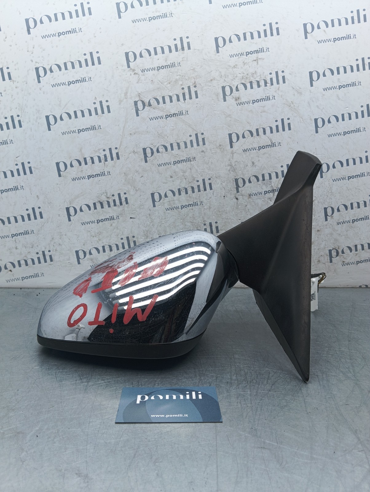 Pomili Cristalli Specchietto retrovisore sinistro Alfa Romeo Mito 021065 5 pin usato