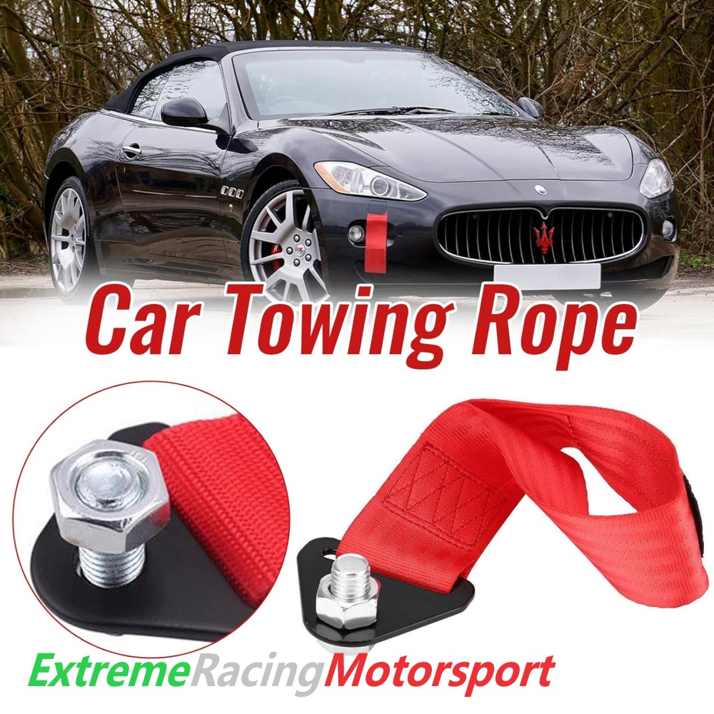 Xtreme Racing Decorazioni Auto e Adesivi ERM SP Cinta di Traino Rossa 2000 kg