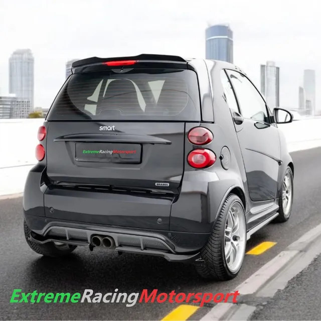 Xtreme Racing Decorazioni Auto e Adesivi Spoiler Lunotto Smart Fortwo 451 Carbon Look