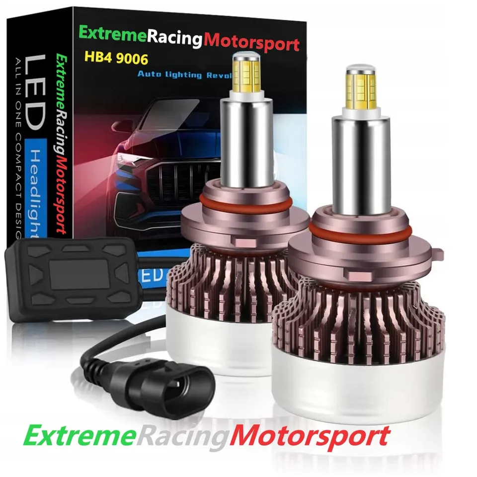 Xtreme Racing ERM R9 360° HB4 9006 lampade LED 25000 lumen lenticolari