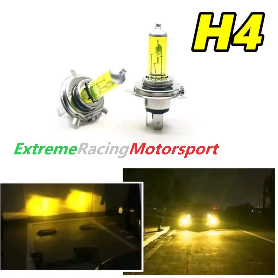 Xtreme Racing Lampadine LED ERM Alo3000K H4 coppia gialle 3000K 60/55 W