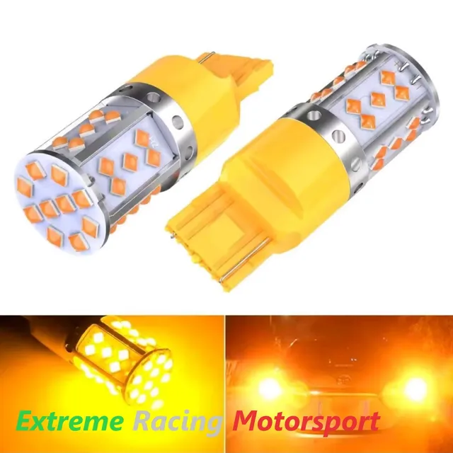 Xtreme Racing Lampadine LED ERM T20 7440 35 CPS LED lampadine frecce arancioni 2 pezzi