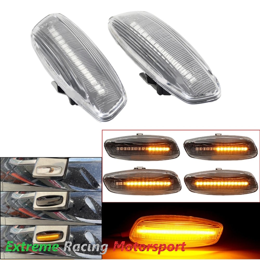 Xtreme Racing Indicatori di Direzione LED Citroen DS4 11-14 frecce dinamiche fumè, coppia