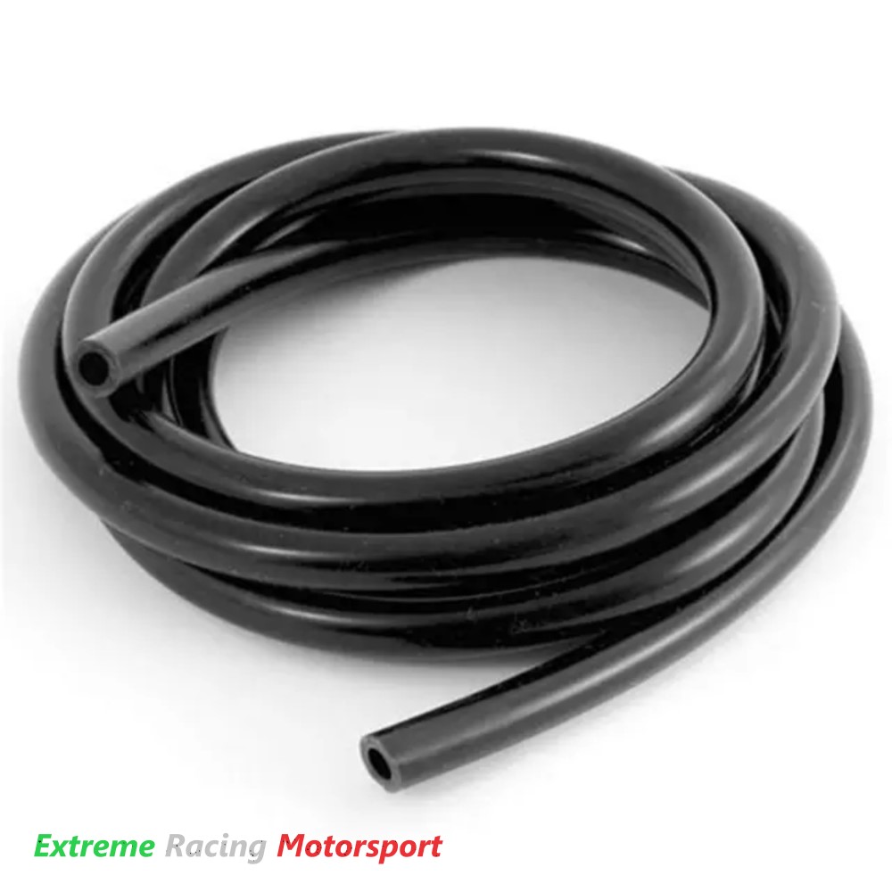 Xtreme Racing Impianto Carburante e Regolatori di Pressione tubo siliconico 6 mm nero 1 m