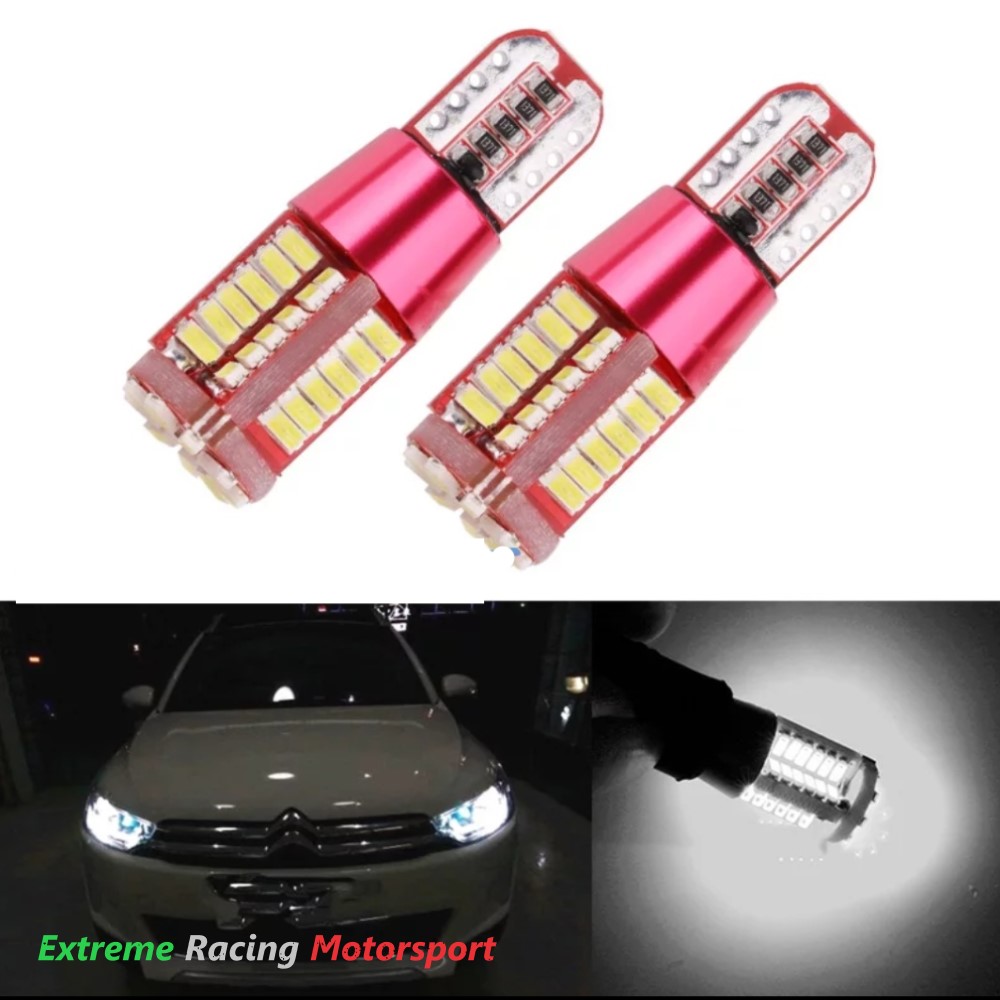 Xtreme Racing Lampadine LED T10 W5W 57 LED Targa Canbus 2 pezzi