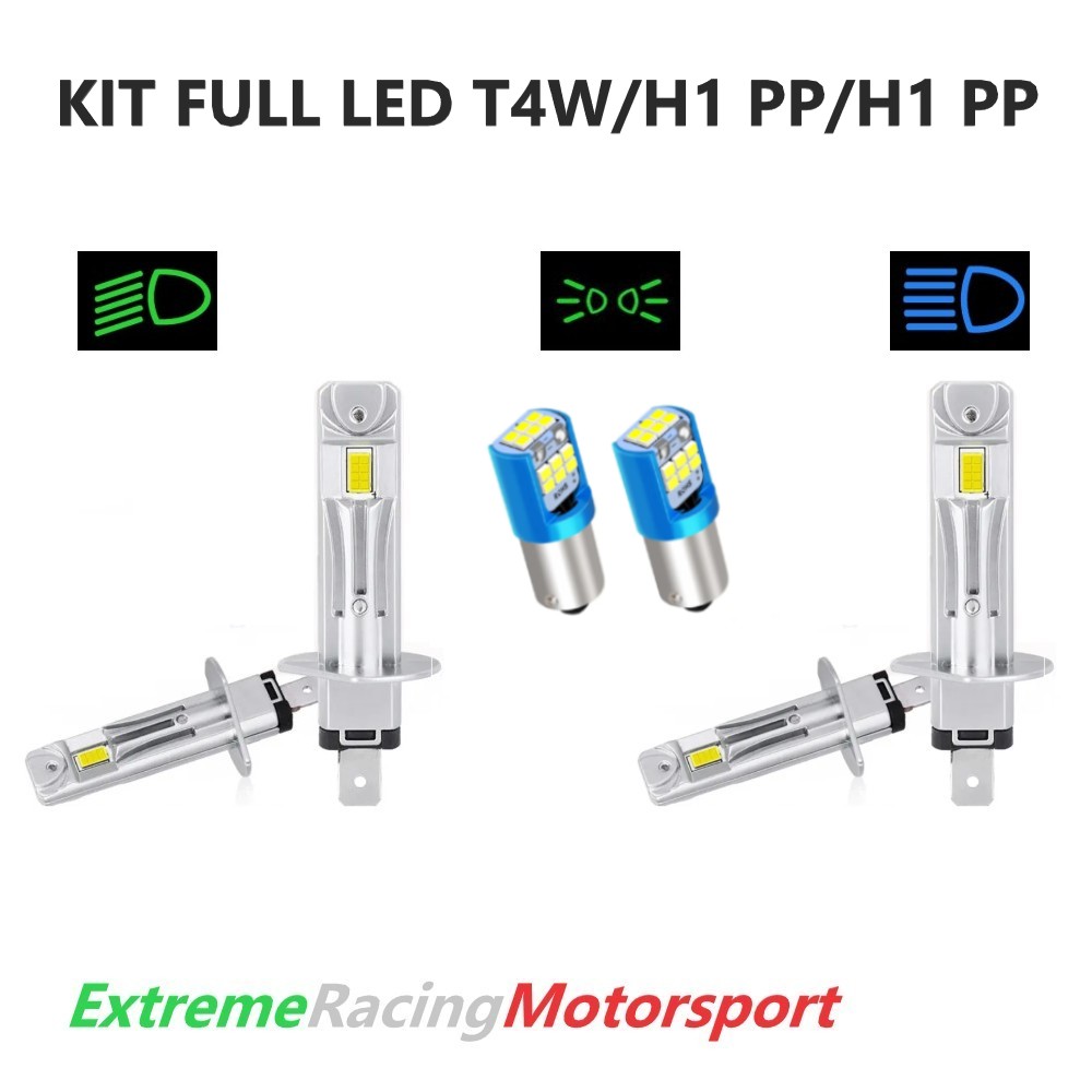 Xtreme Racing Kit Illuminazione LED Lampade FULL LED T4W H1 PP 6000K