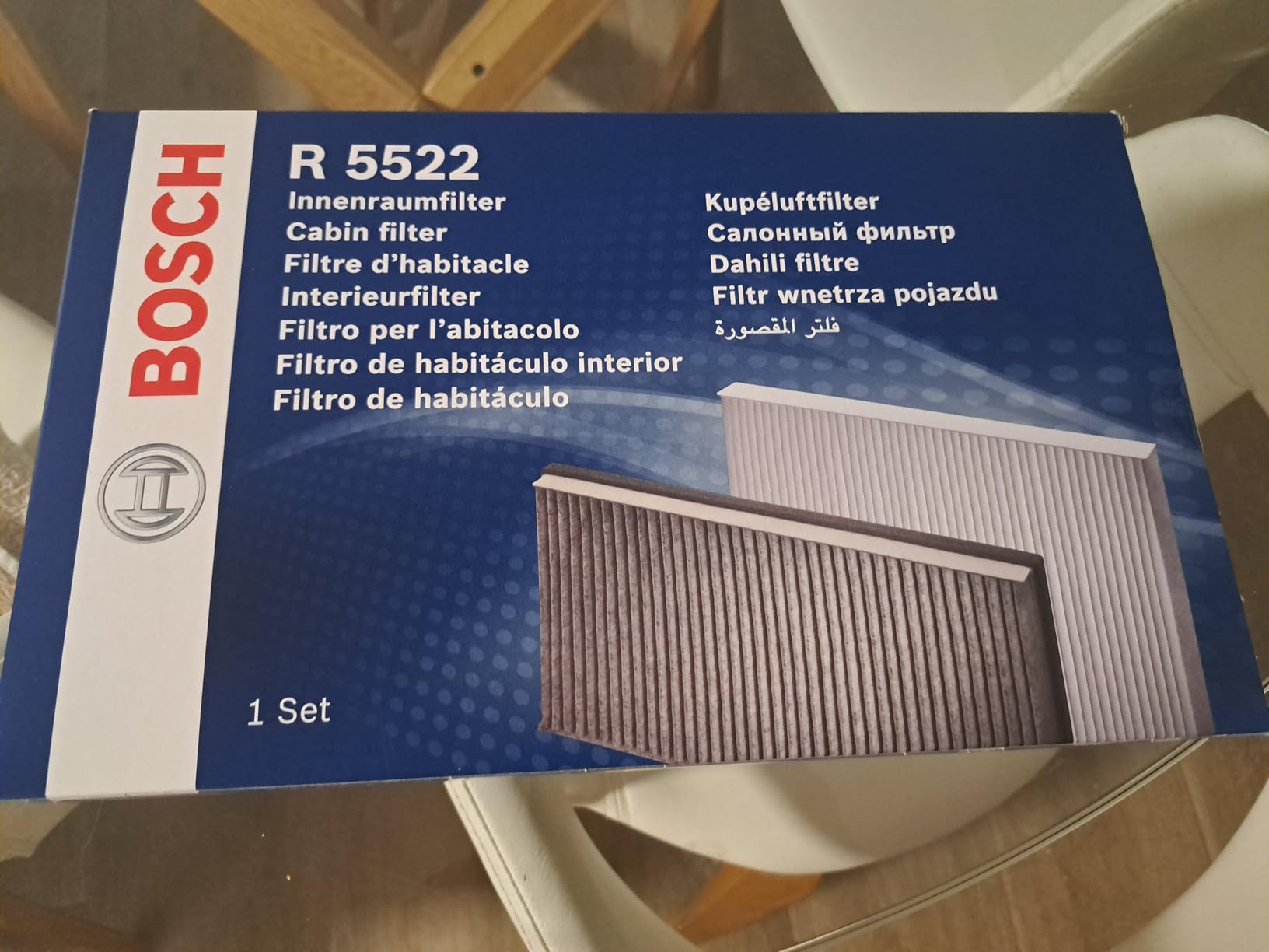 Bosch Filtri 1987435522 Filtro abitacolo ai carboni attivi antiodore