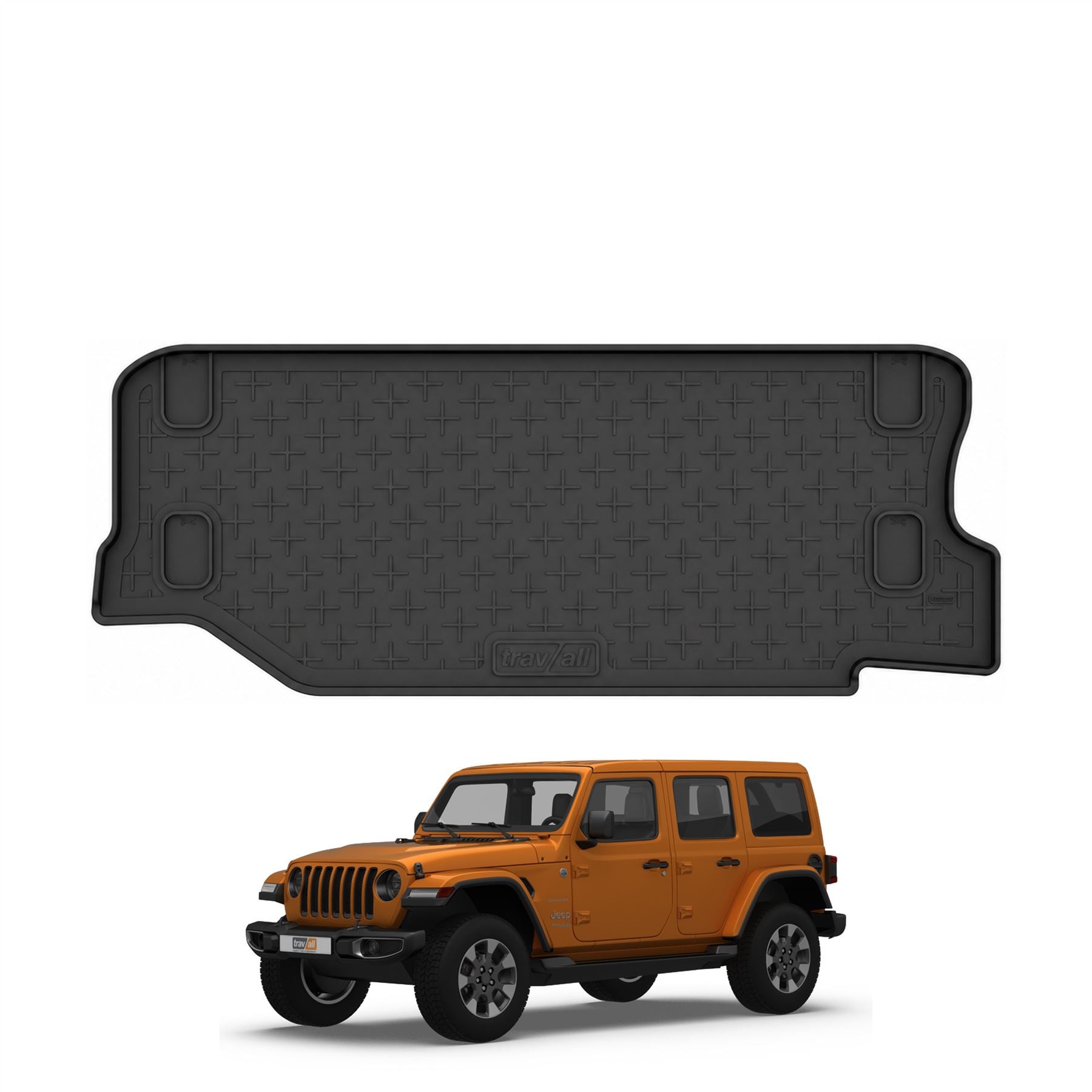 Travall Trunk Liners Jeep Wrangler (2018-) tappetino bagagliaio gomma