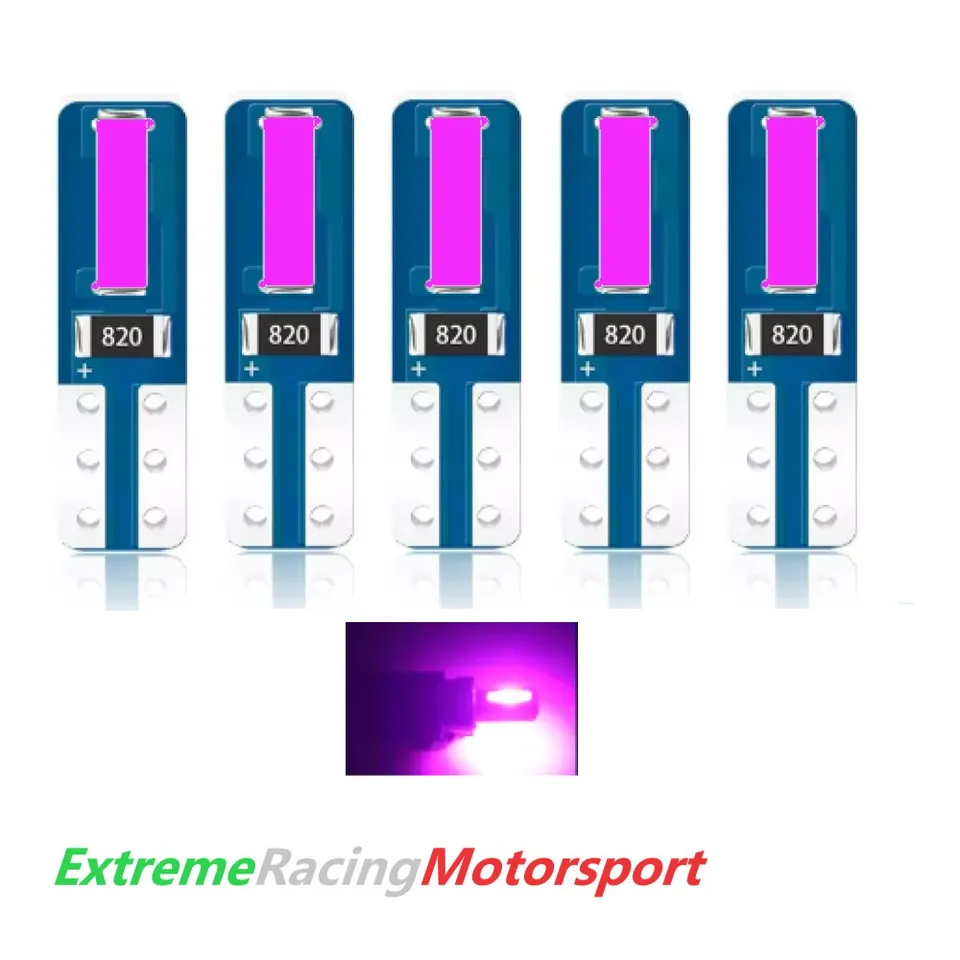 Xtreme Racing Lampadine LED ERM T5 5 chip LED viola 12 V per strumentazione