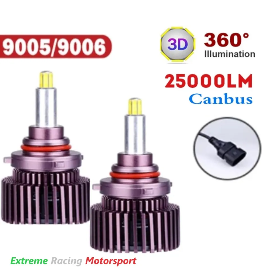 Xtreme Racing Lampadine LED ERM R9 360° HB3 9005 lampadine coppia 6000K