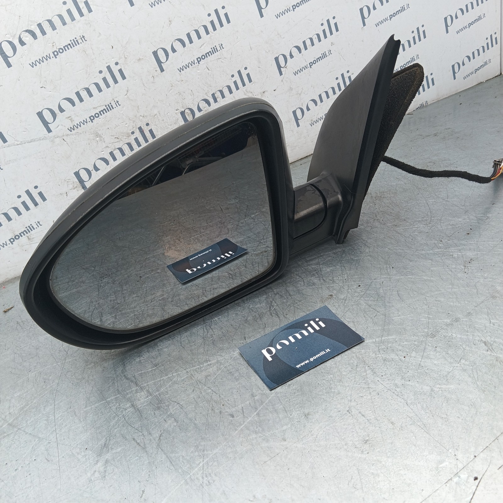 Pomili Cristalli Specchio retrovisore Nissan Qashqai I sinistro 7 pin usato