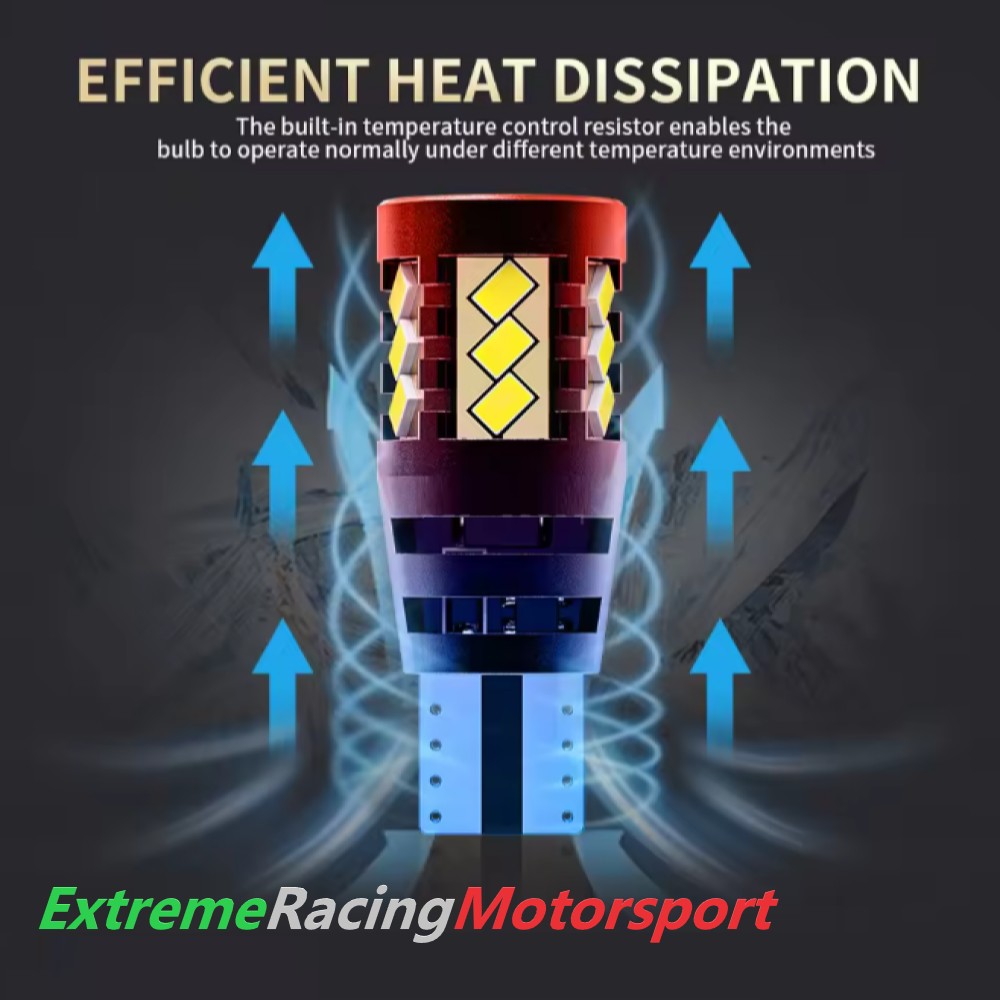 Xtreme Racing Lampadine LED ERM T15 W16W RED EVO coppia rosse
