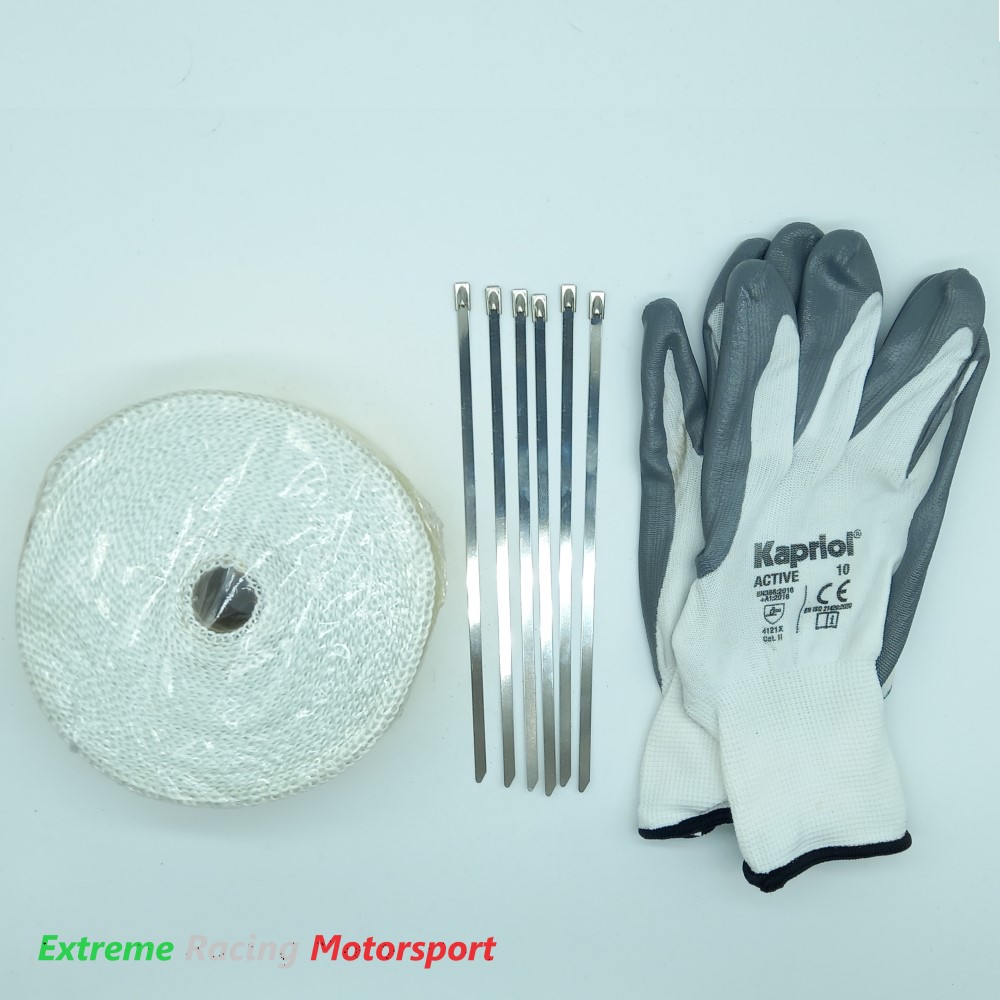 Xtreme Racing Impianto Carburante e Regolatori di Pressione Benda Termica con kit montaggio per Collettori ORO 10 m