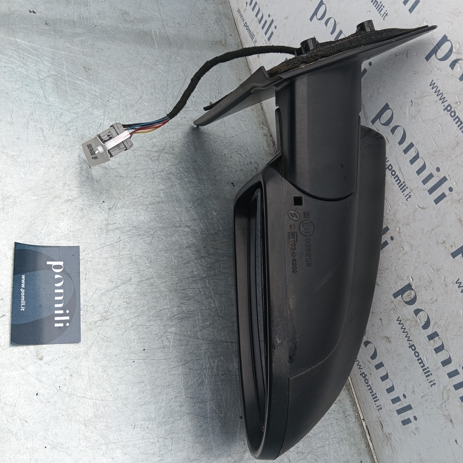 Pomili Cristalli Specchio retrovisore Nissan Qashqai I sinistro 7 pin usato