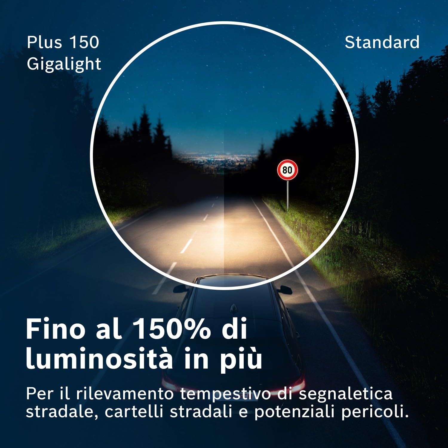 Bosch Lampadine e illuminazione 1987301430 lampadina H4 Plus 150 Gigalight 1 pezzo 12 V
