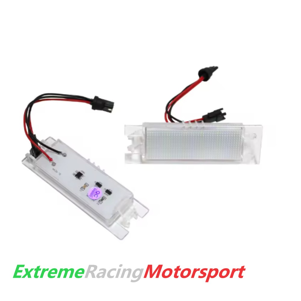 Xtreme Racing Accessori per Illuminazione LED Opel Corsa D placchette luci targa LED coppia bianca