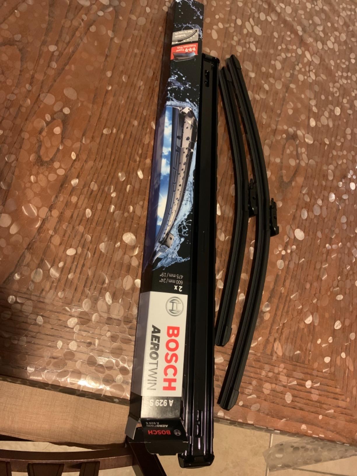 Bosch Spazzole tergicristallo A929S 600 e 475 mm set anteriore