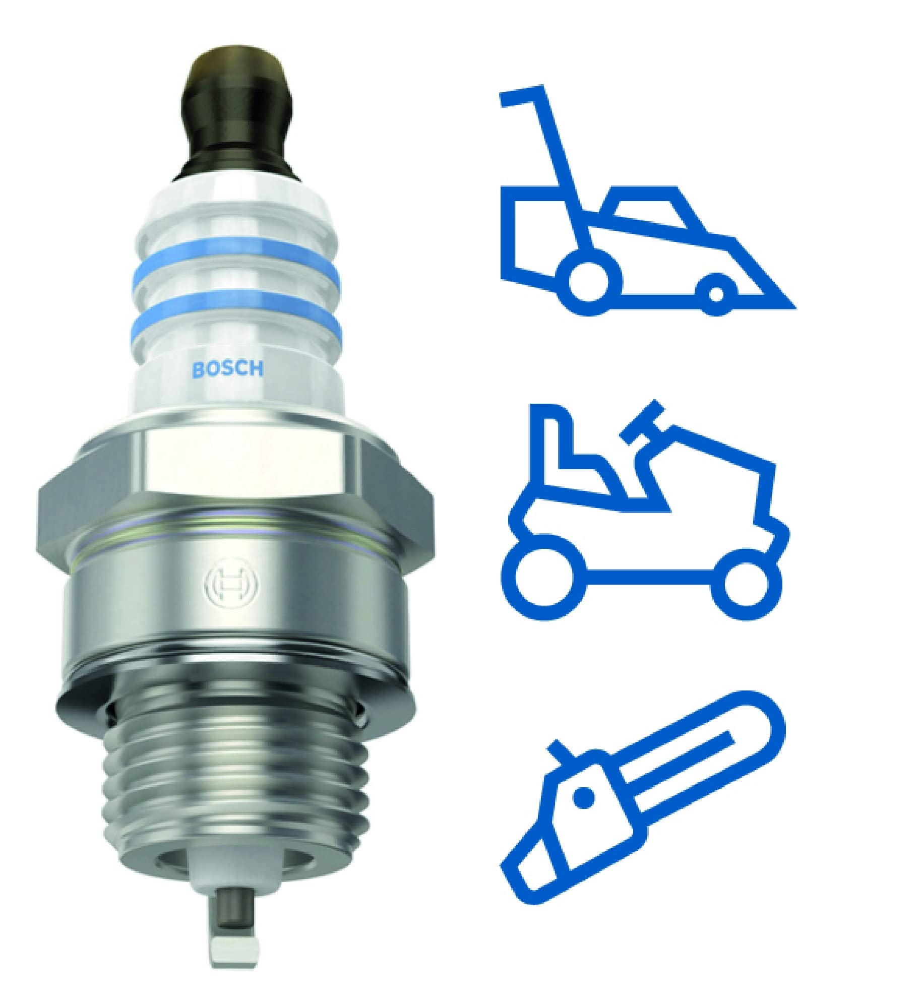 Bosch Candele di accensione WSR6F per utensili da giardinaggio
