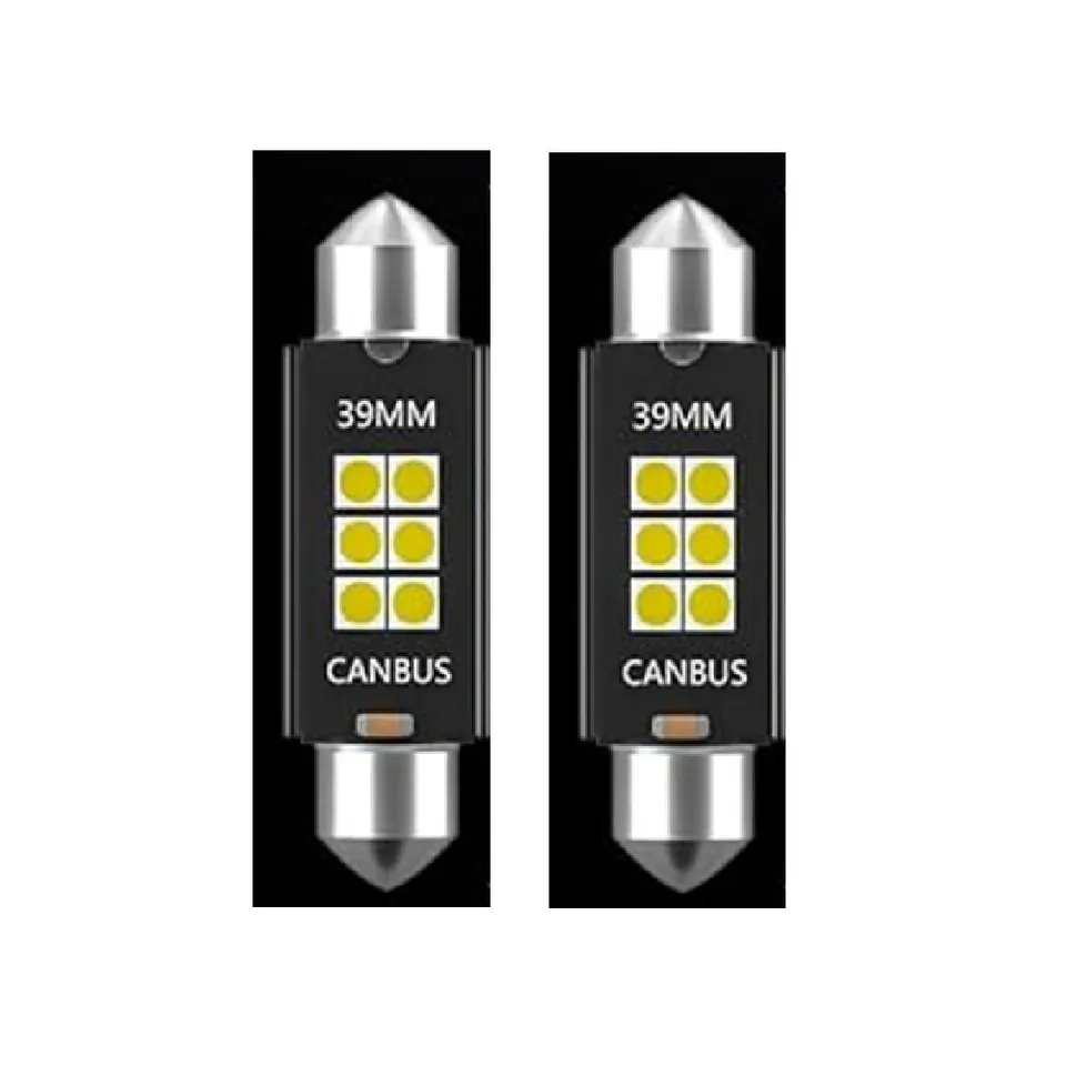 Xtreme Racing Lampadine LED Coppia C5W 39 mm ERM C5W-39 bianche CANBUS