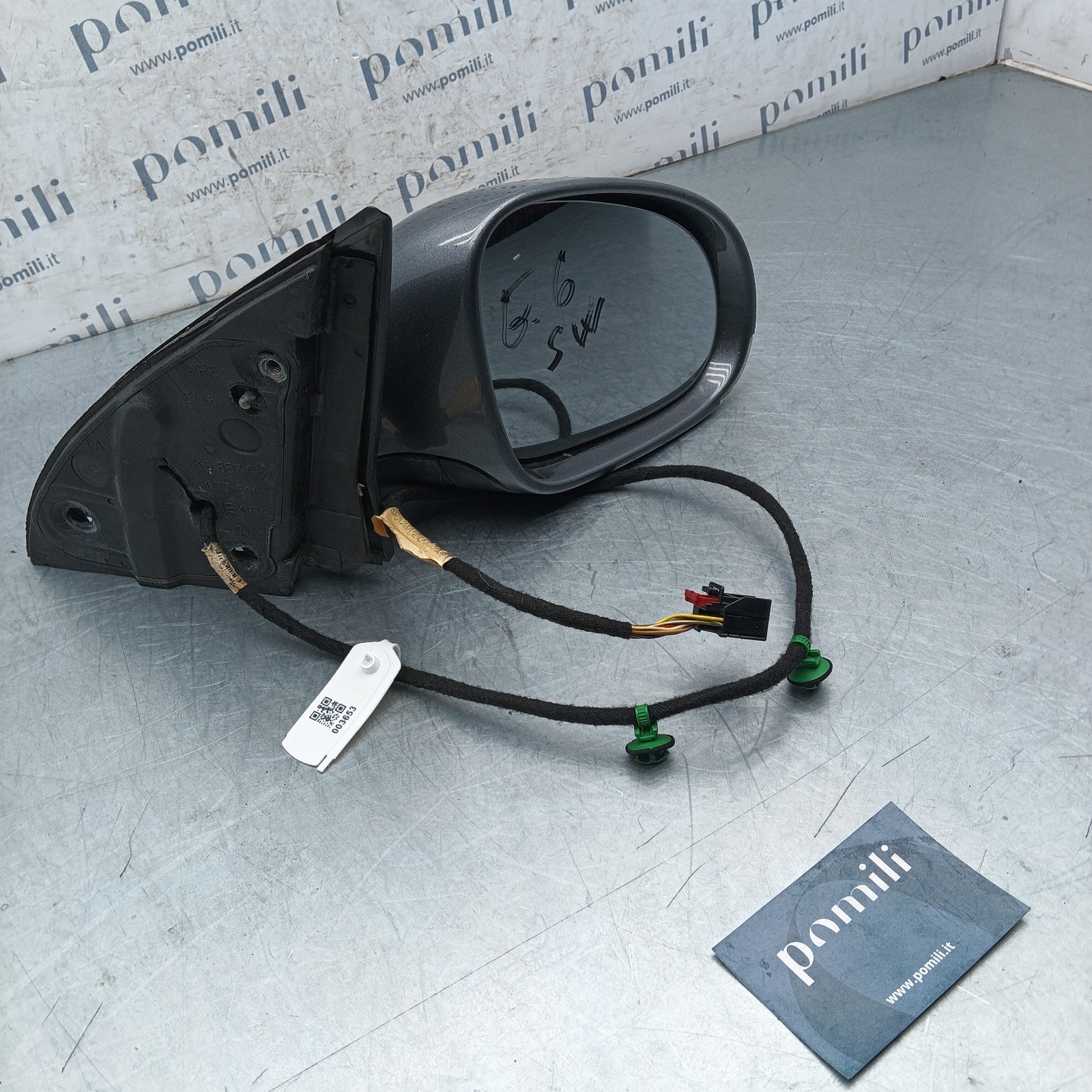 Pomili Cristalli Volkswagen Golf VI Sw E010836 specchietto destro 10 Pin