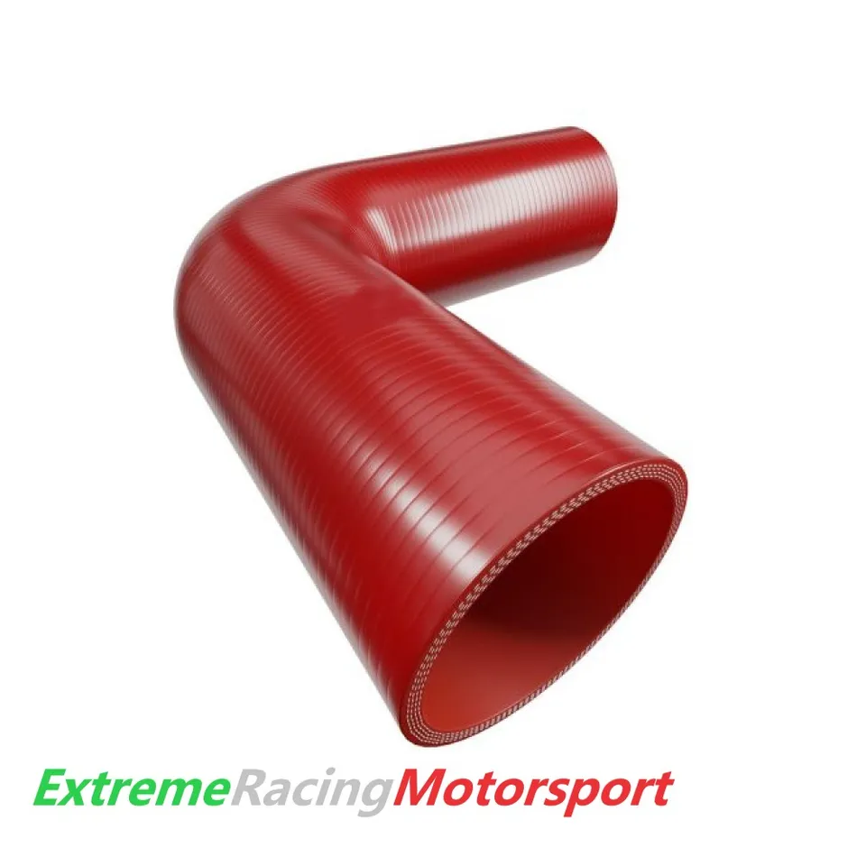 Xtreme Racing Curva Siliconica 90° ERM D. 60 mm ROSSO manicotto silicone rinforzato