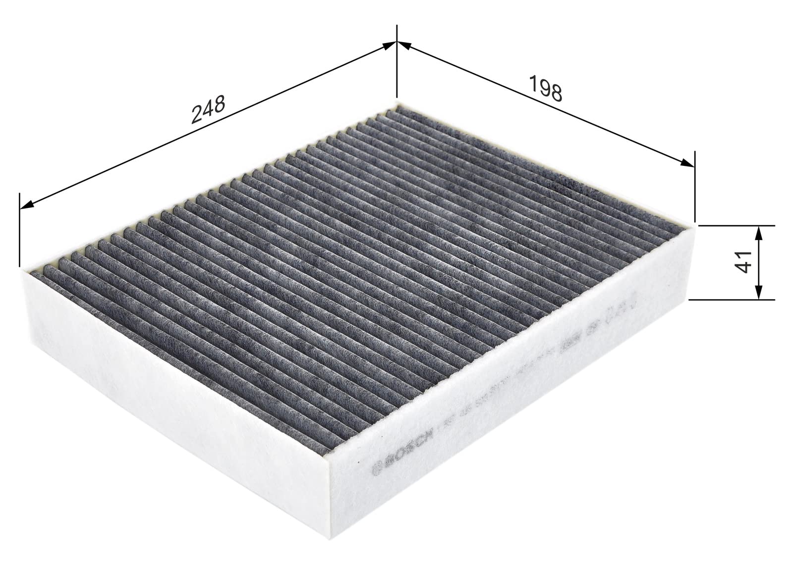 Bosch Filtri 1987435503 Filtro abitacolo ai carboni attivi antiodore