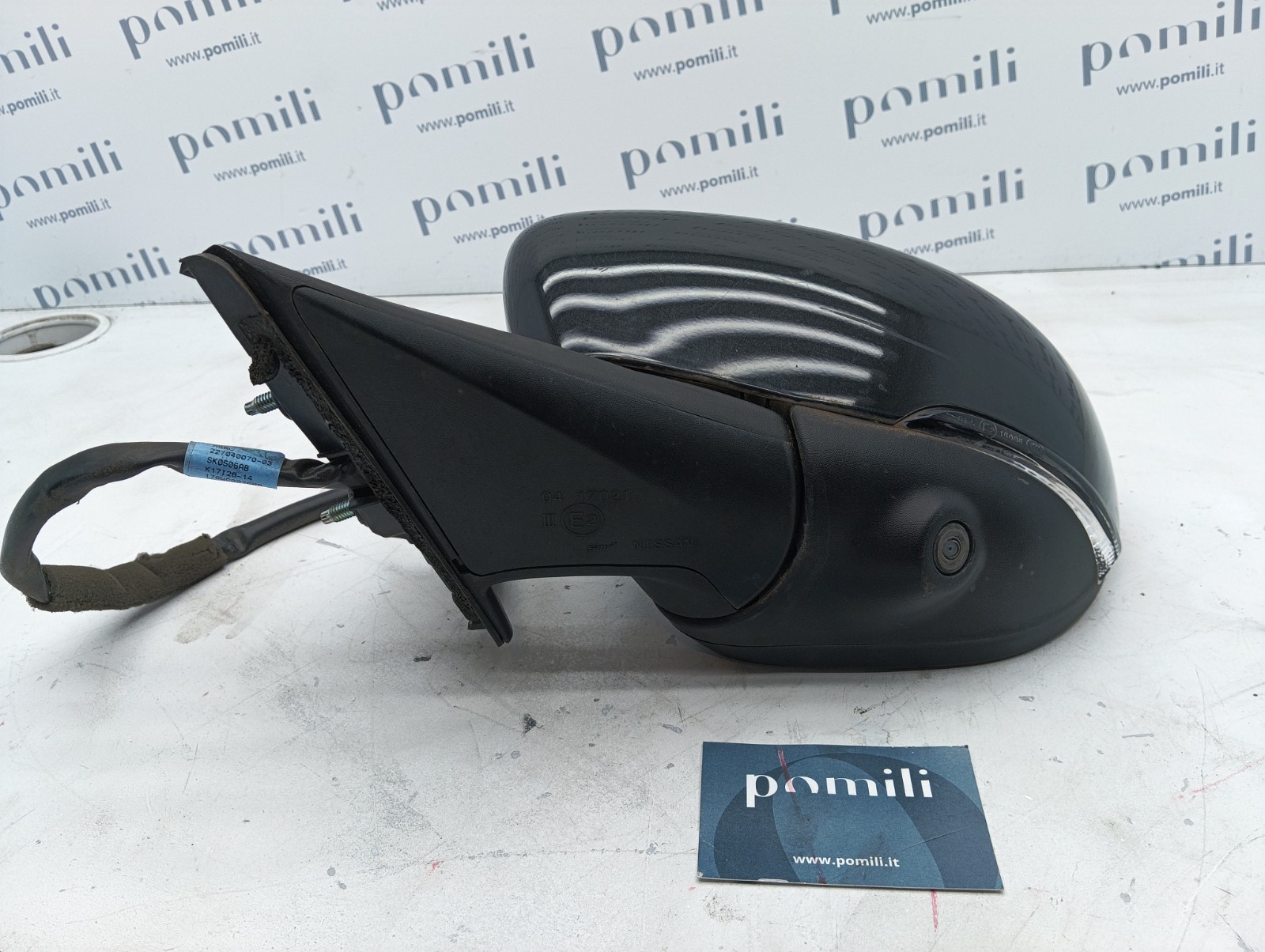 Pomili Cristalli Specchietto retrovisore sinistro Nissan Leaf 417021 nero usato