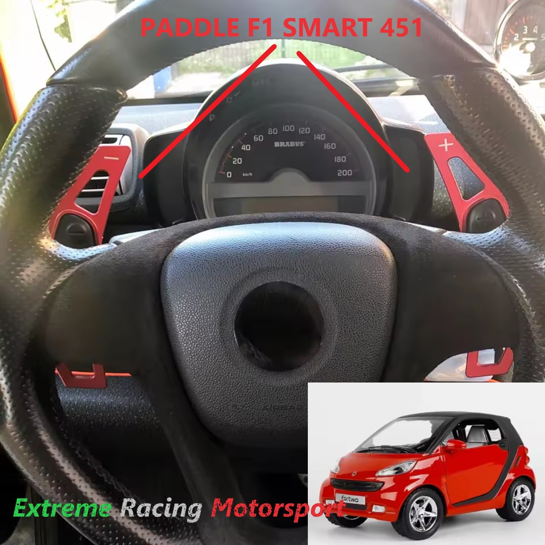 Xtreme Racing Smart Fortwo 451 paddle F1, coppia, alluminio anodizzato