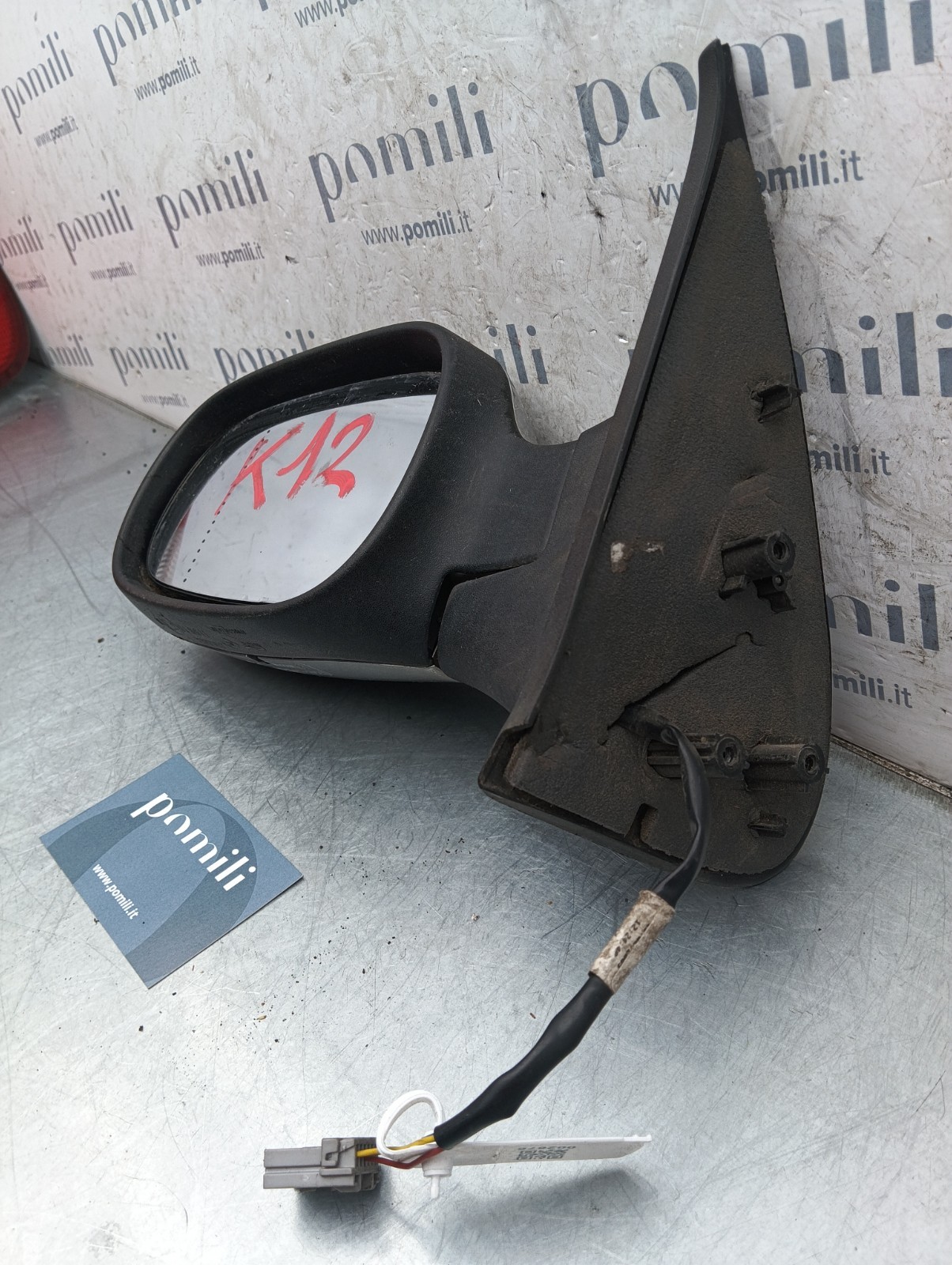 Pomili Cristalli Nissan Micra K12 011031 specchietto sinistro 3 pin usato
