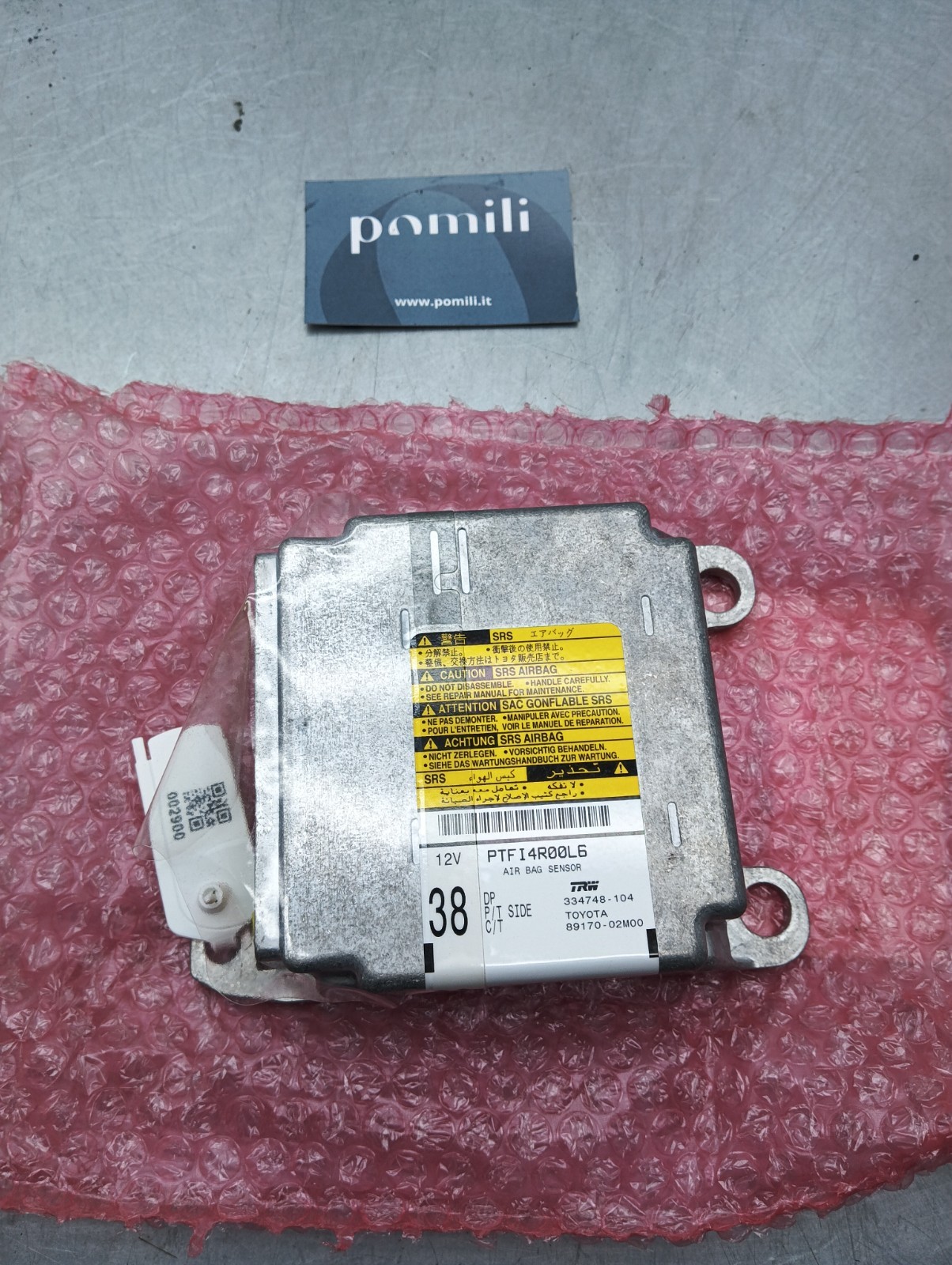 Pomili Dispositivi di sicurezza Centralina Airb@g SRS Toyota Corolla E12-E15 04006-59402